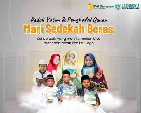 Sedekah Beras Yatim Dhuafa Penghafal Quran